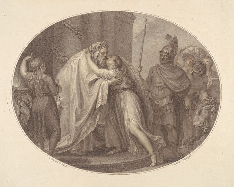 Chryseis Restored To Her Father as a canvas print