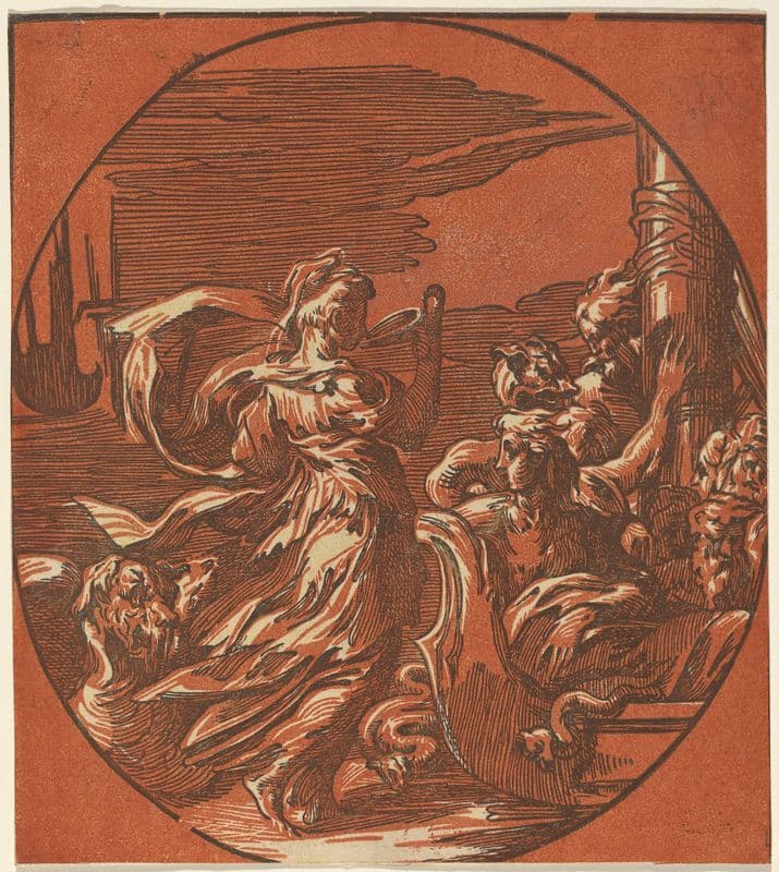 Circe as a canvas print