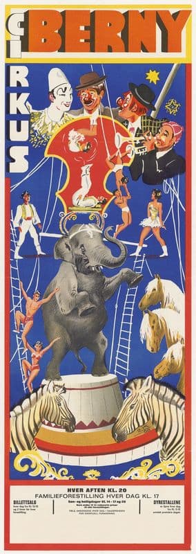 Circus Berny as a canvas print