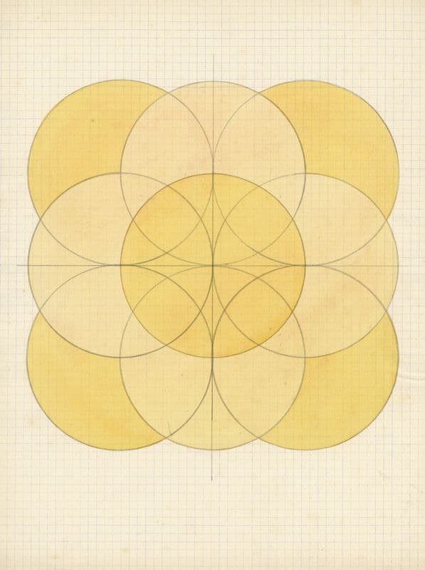 Cirkels as a canvas print