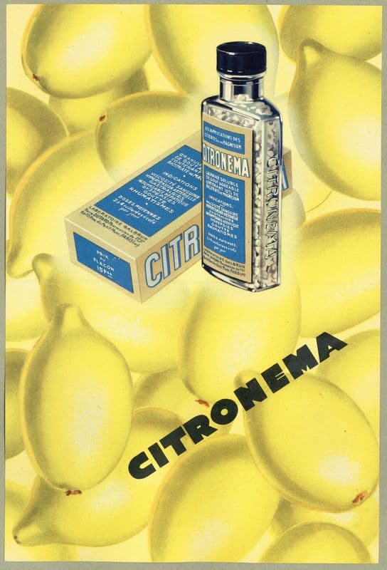 Citronema (1910-1950) as a canvas print