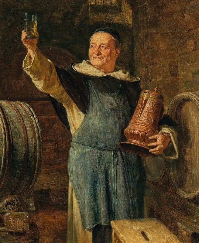 Clear wine as a canvas print