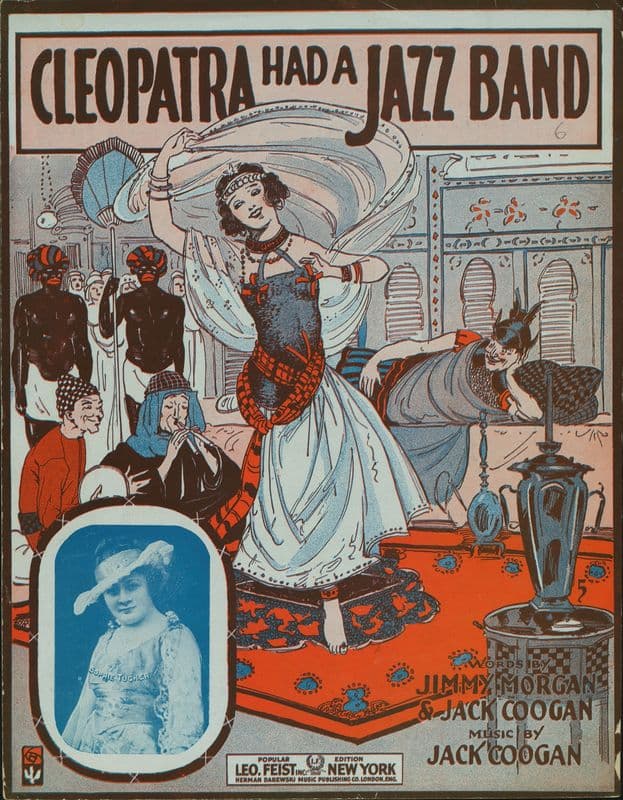 Cleopatra had a jazz band as a canvas print