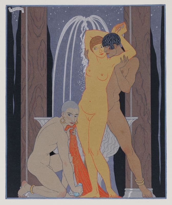 Clodia accompanying her brother as a canvas print