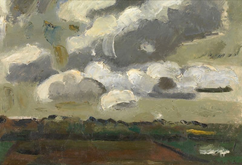 Clouds as a canvas print