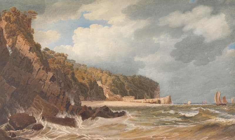 Clovelly, North Devon as a canvas print
