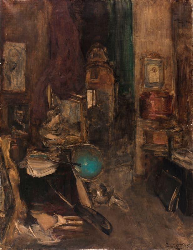 Coin d’atelier, boulevard de Clichy (1872-1887) as a canvas print
