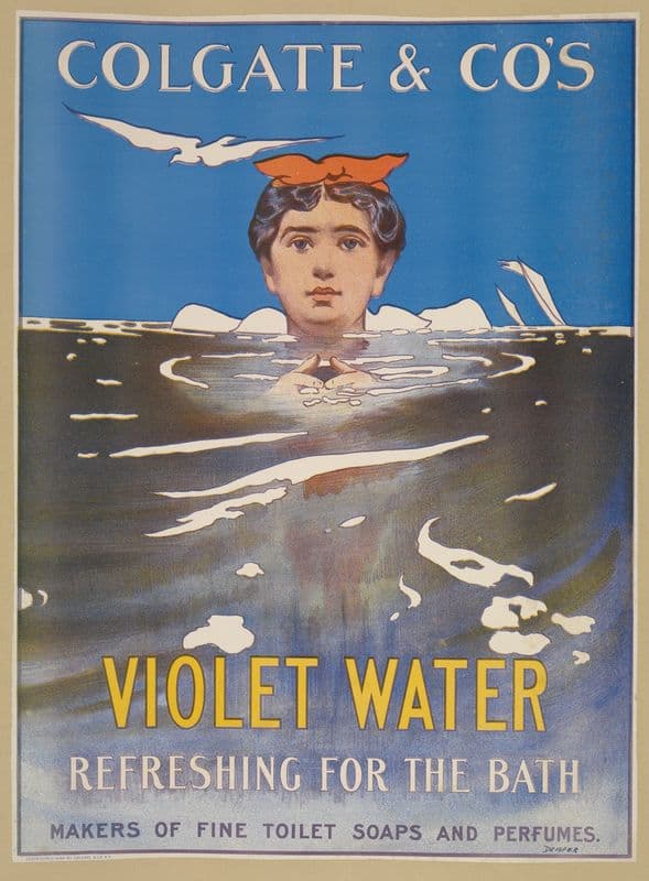 Colgate & Co’s violet water as a canvas print