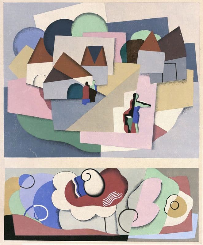 Collection decors et couleurs Pl.11 as a canvas print