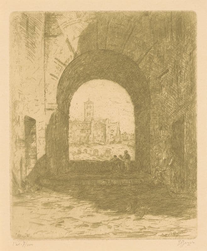 Colosseum (1873-1931) as a canvas print