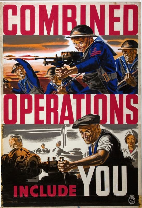 Combined operations include you (between 1939 and 1946) as a canvas print
