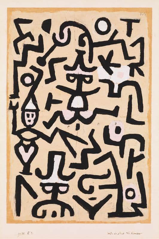 Comedians’ Handbill as a canvas print