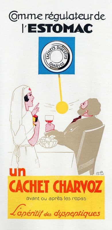 Comme régulateur de l’Estomac (1910-1950) as a canvas print