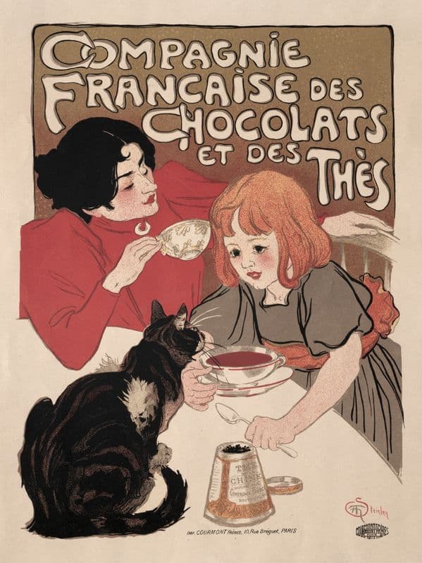 Compagnie Française des Chocolate et des Thés as a canvas print