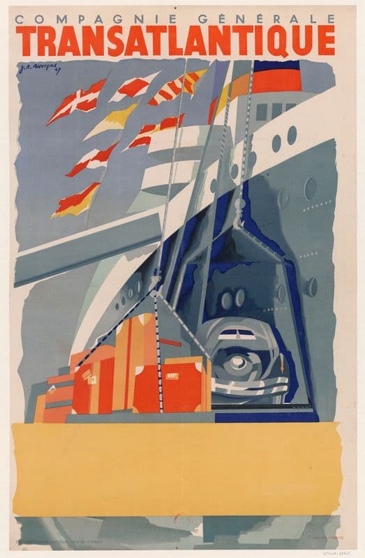 Companie générale Transatlantique as a canvas print