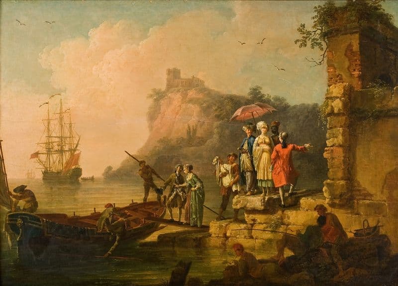 Company Embarking on a Launch as a canvas print