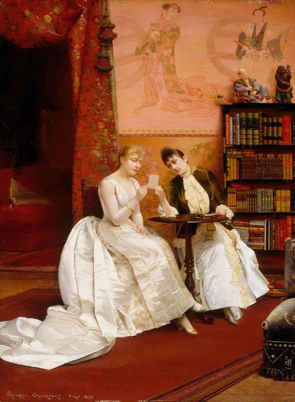 Confidences as a canvas print