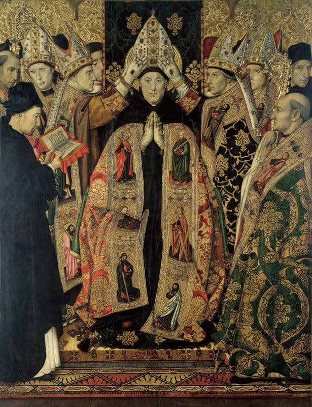 Consecration of Saint Augustine (1463-1470) as a canvas print
