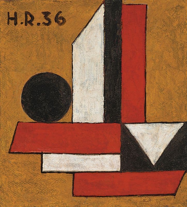 Constructivist Forms as a canvas print