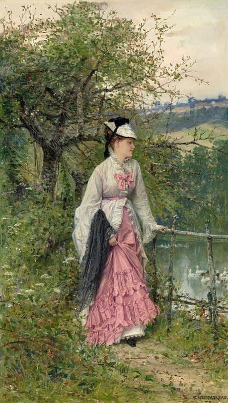 Contemplation as a canvas print