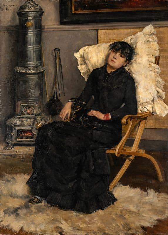 Convalescent as a canvas print