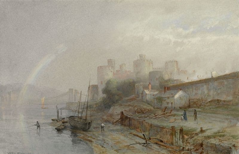 Conway Castle, Wales as a canvas print
