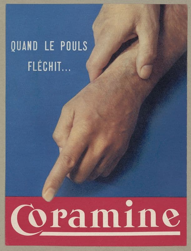 Coramine (1910-1950) as a canvas print