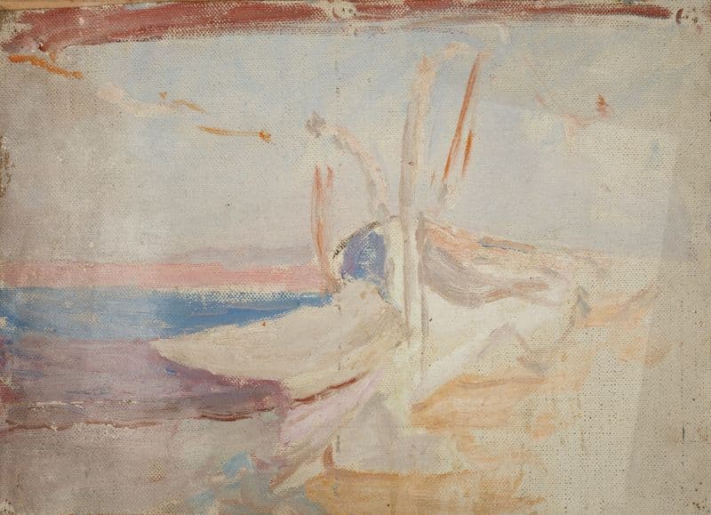 Corinth (On Board the Bohemia) as a canvas print