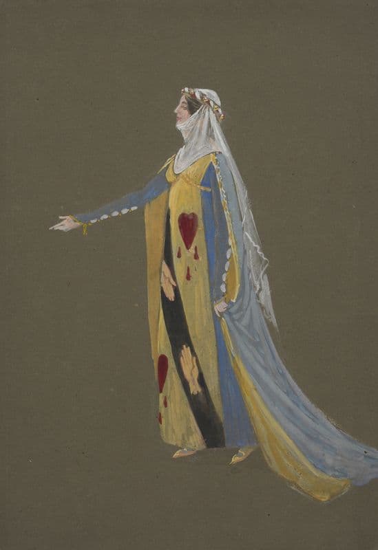 Costume design as a canvas print