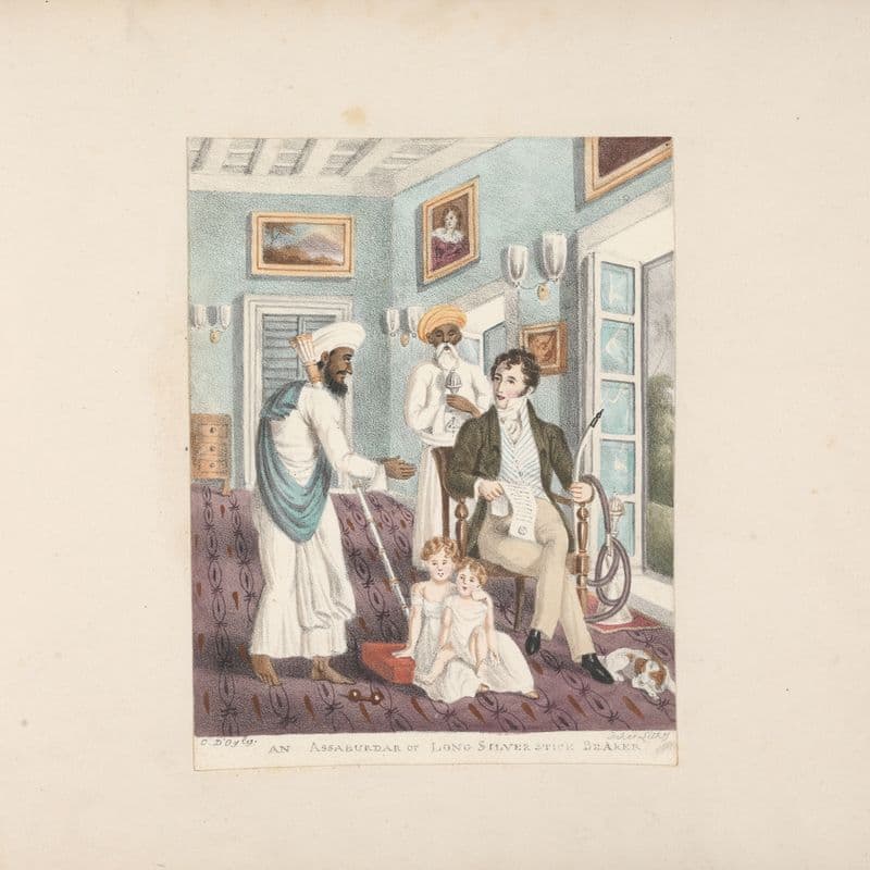 Costumes of India Pl.03 as a canvas print