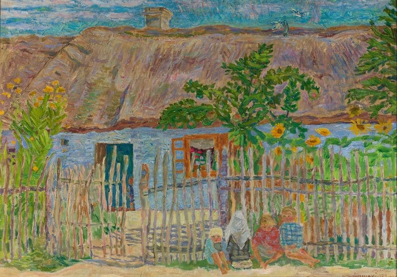 Cottage as a canvas print