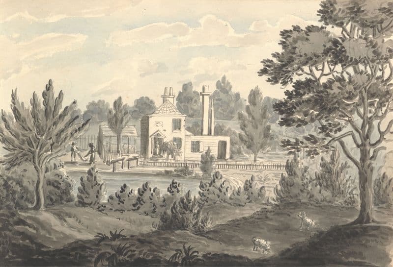 Cottage Near Snaresbroke, May 11th, 1829 as a canvas print
