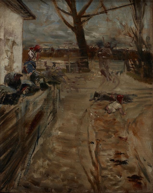 Country Farm (1907-1911) as a canvas print
