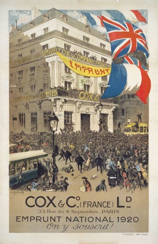 Cox and Co. – (France) Ld as a canvas print