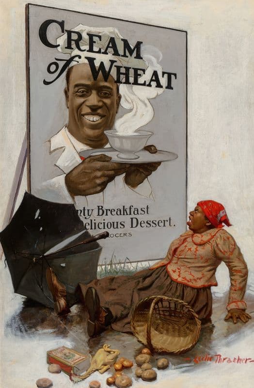 Cream of Wheat advertisement as a canvas print