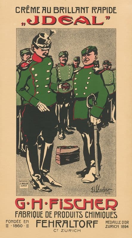 Crême Ideal. G. H. Fischer as a canvas print