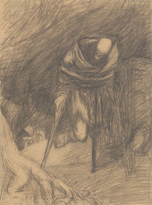 Cripple without a Leg (1940–1944) as a canvas print
