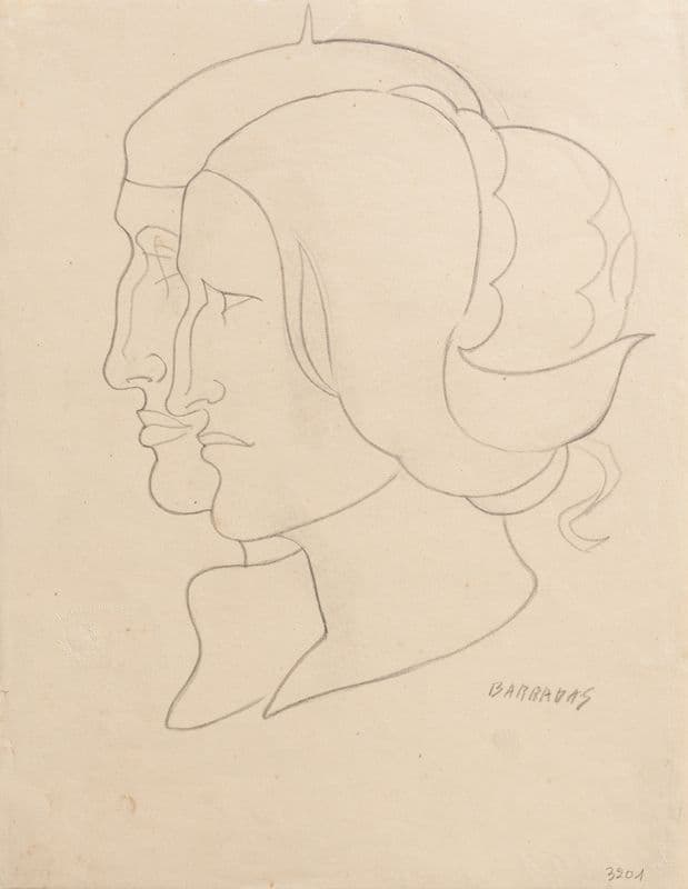 Croquis (1924-1926) as a canvas print