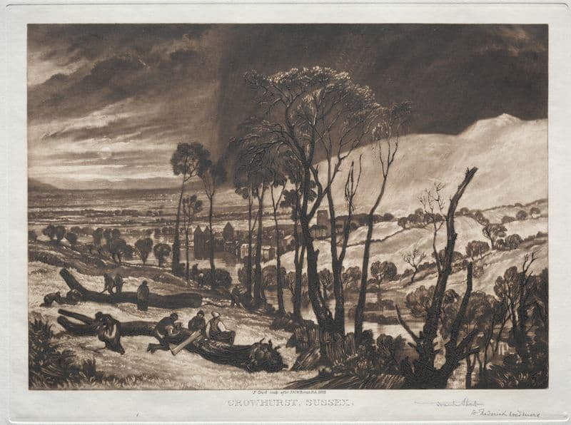 Crowhurst, Sussex as a canvas print