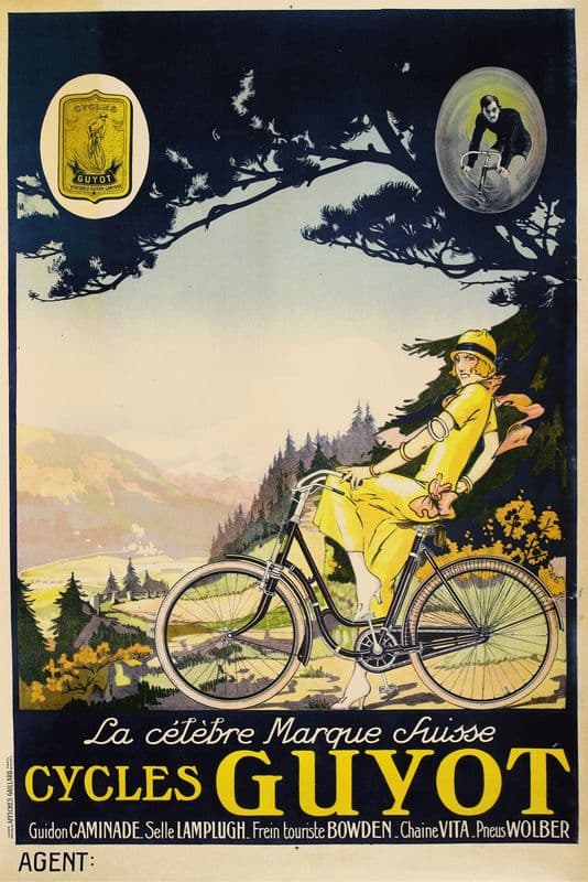 Cycles Guyot (c. 1920) as a canvas print