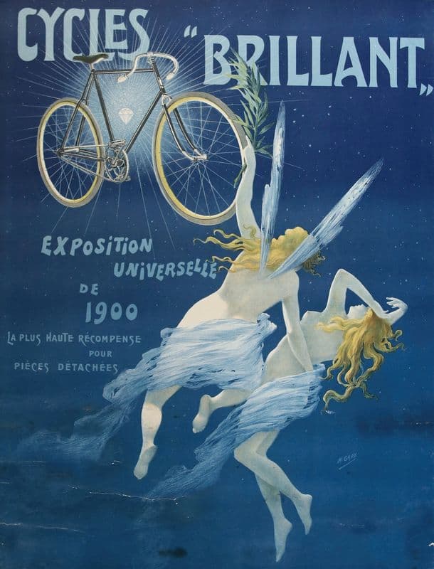 Cycles’brillant„ Exposition Universelle De 1900’ as a canvas print
