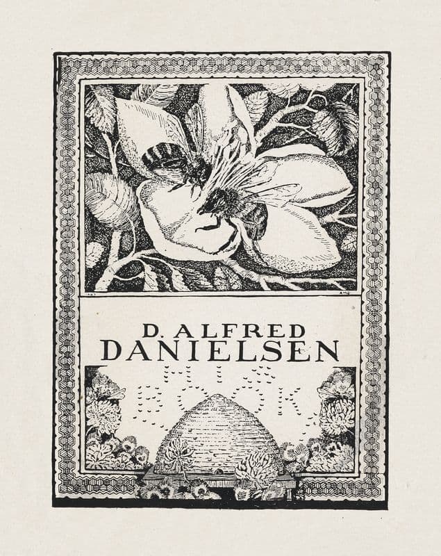 D. Alfred Danielsen as a canvas print