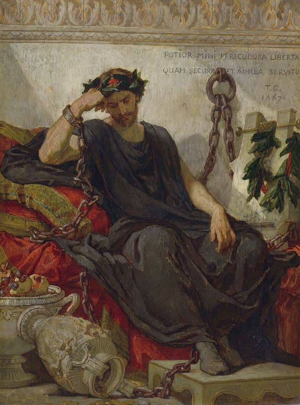 Damocles as a canvas print