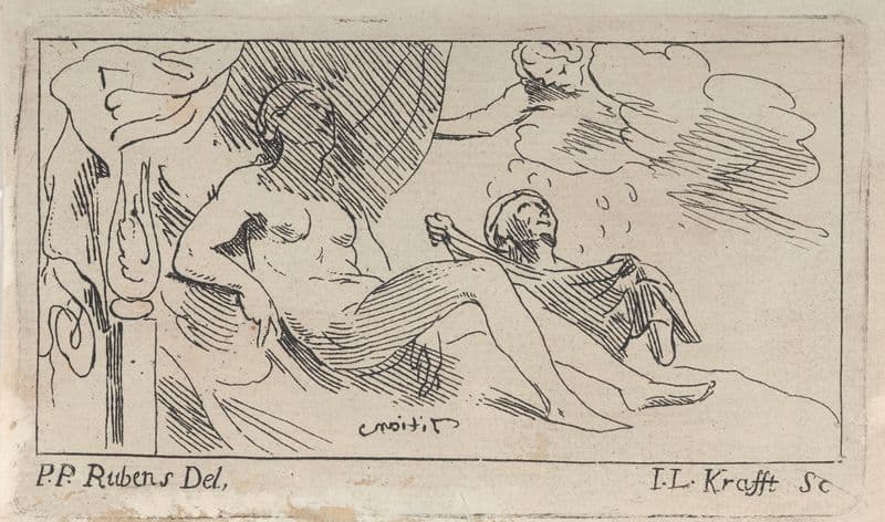 Danaë as a canvas print