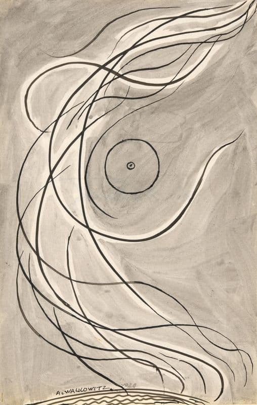 Dance Abstraction; Isadora Duncan (or ‘Rhythmic Line’) as a canvas print