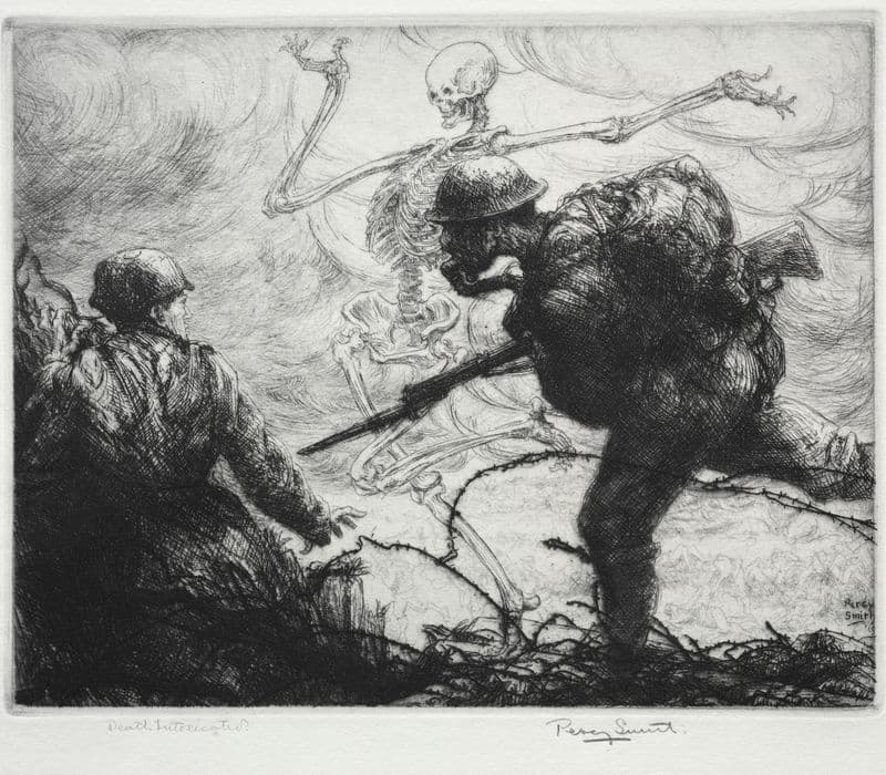 Dance of Death; Death Intoxicated as a canvas print