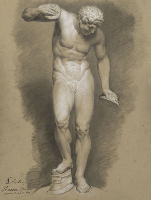 Dancing satyr as a canvas print