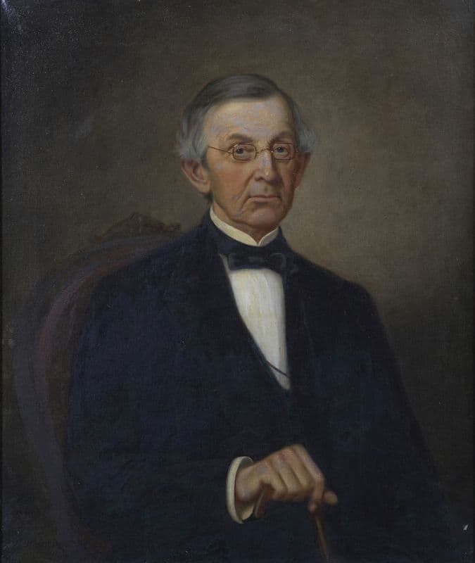 Daniel Haines, Class of 1820 (1801-1877) as a canvas print