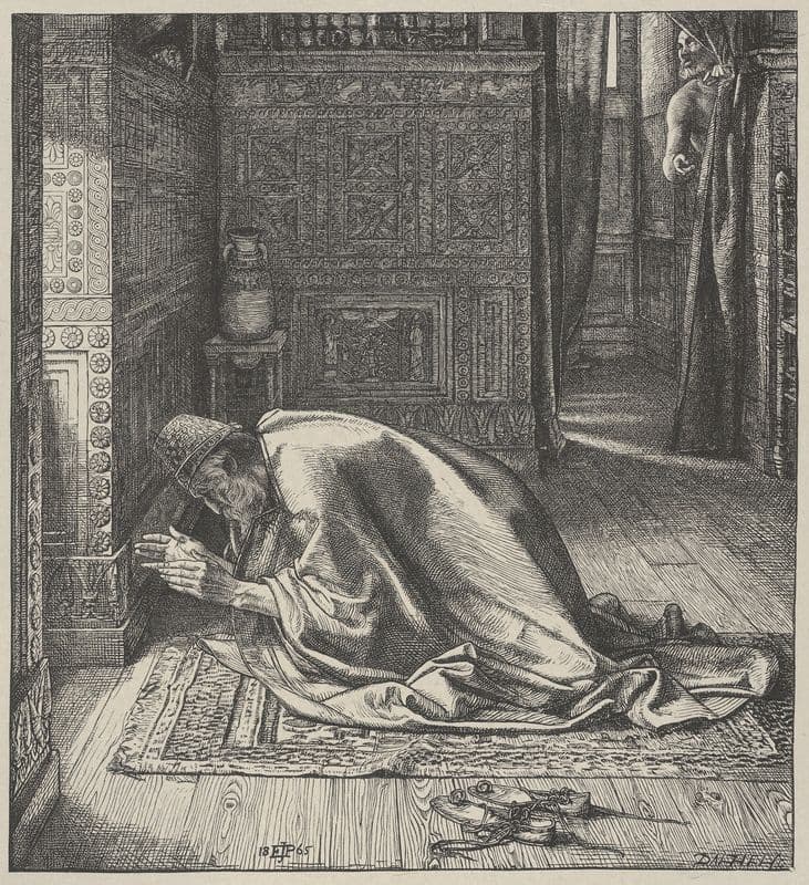 Daniel’s Prayer (1865–81) as a canvas print