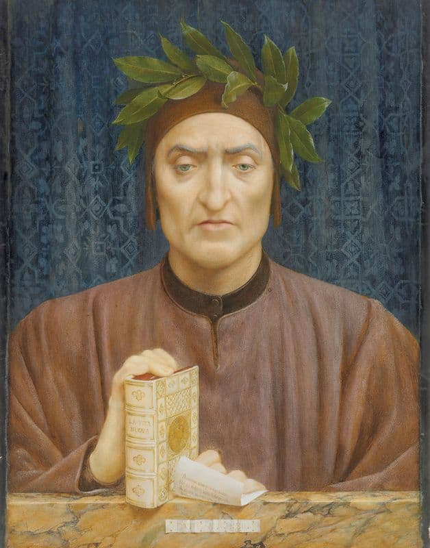Dante Alighieri as a canvas print